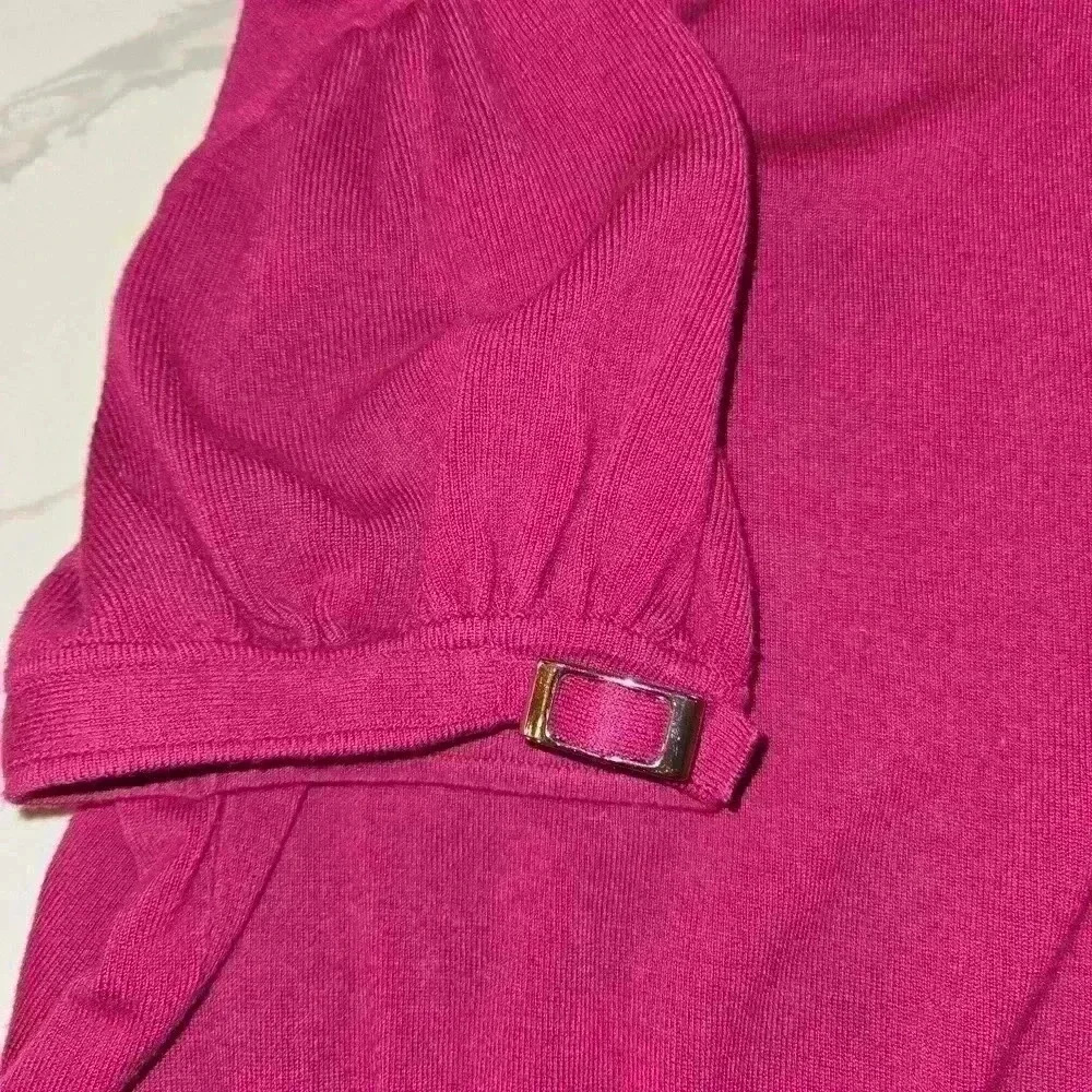 Express Design Studio Mock Turtleneck Cap Sleeve … - image 3